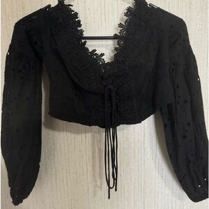 Women’s Blue blush blouse off the shoulder